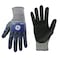 Ge Coated Gloves, Nitrile, Gray, M 1 PR GG244LC - alternate 1